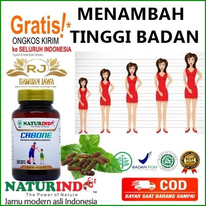 Obat Herbal Patah Tulang Obat Nutrisi Tulang CABONE ( 60 Kapsul )