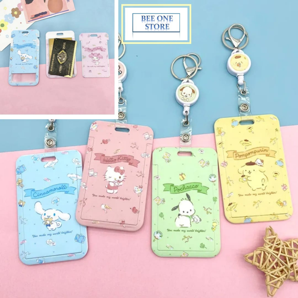 

BEE ONE - Name Tag Id Card Karakter Lucu Gantungan Kartu Nama