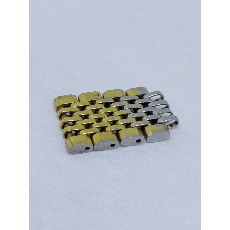 Rantai beras Omega gold extra link rice bracelet original sambungan rantai jam tangan antik seamaste