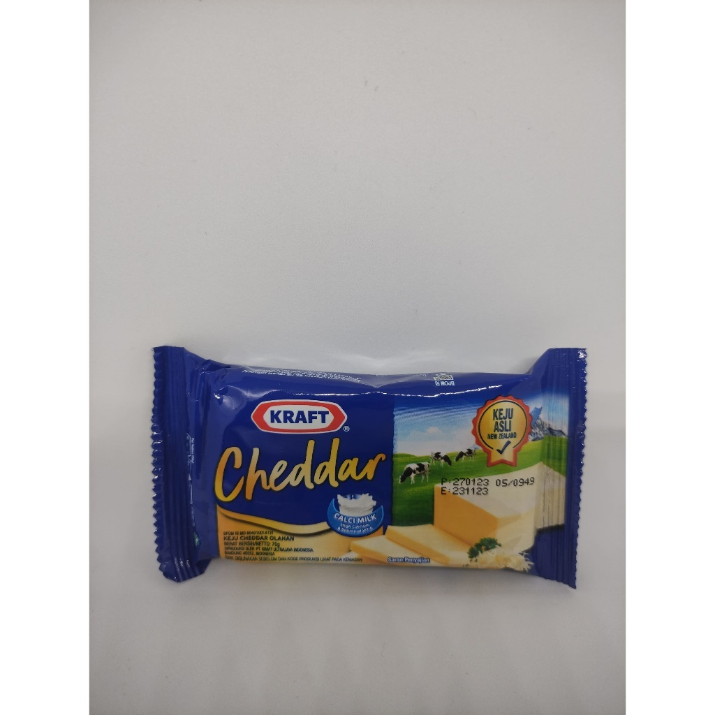 

Keju Kraft Cheddar 70gr