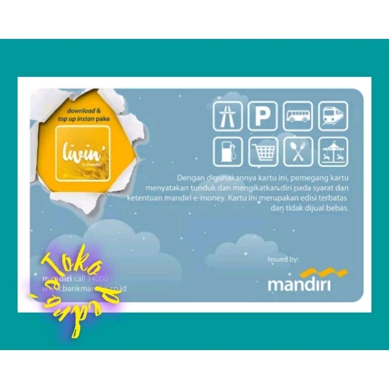 eMoney Mandiri RAMADHAN 2023 ORI - PRAY EDITION ORI /Likes eTOLL Flazz Tapcash or Brizzi