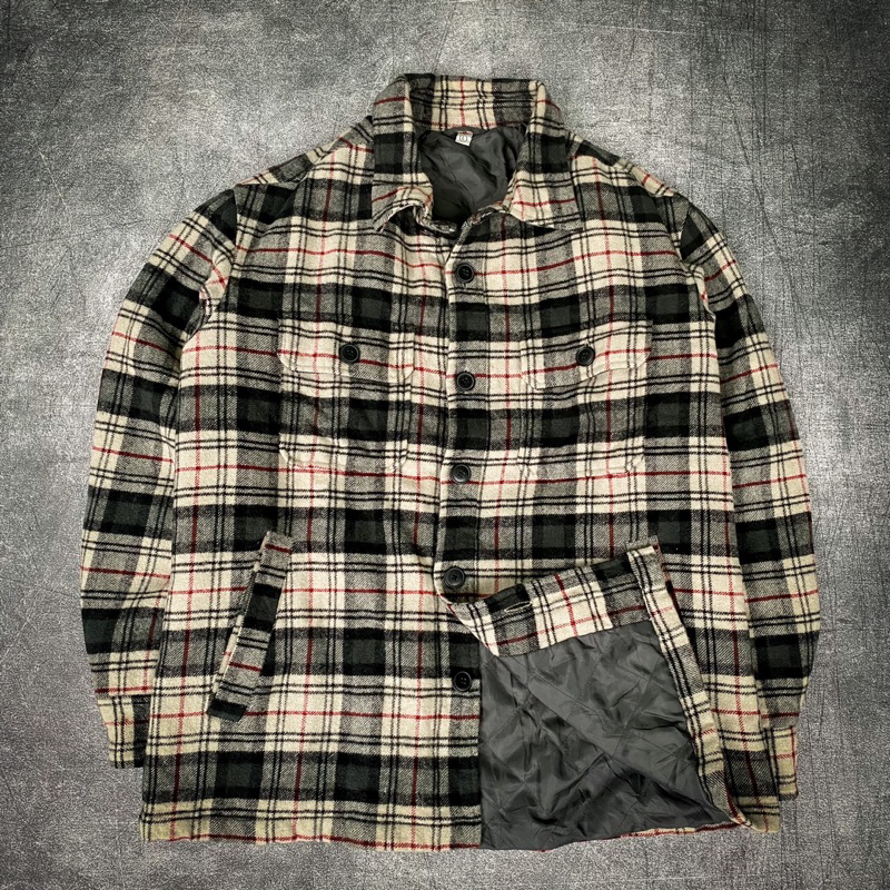 FLANEL JAKET VETERANO DALEMAN PURING UNIQLO