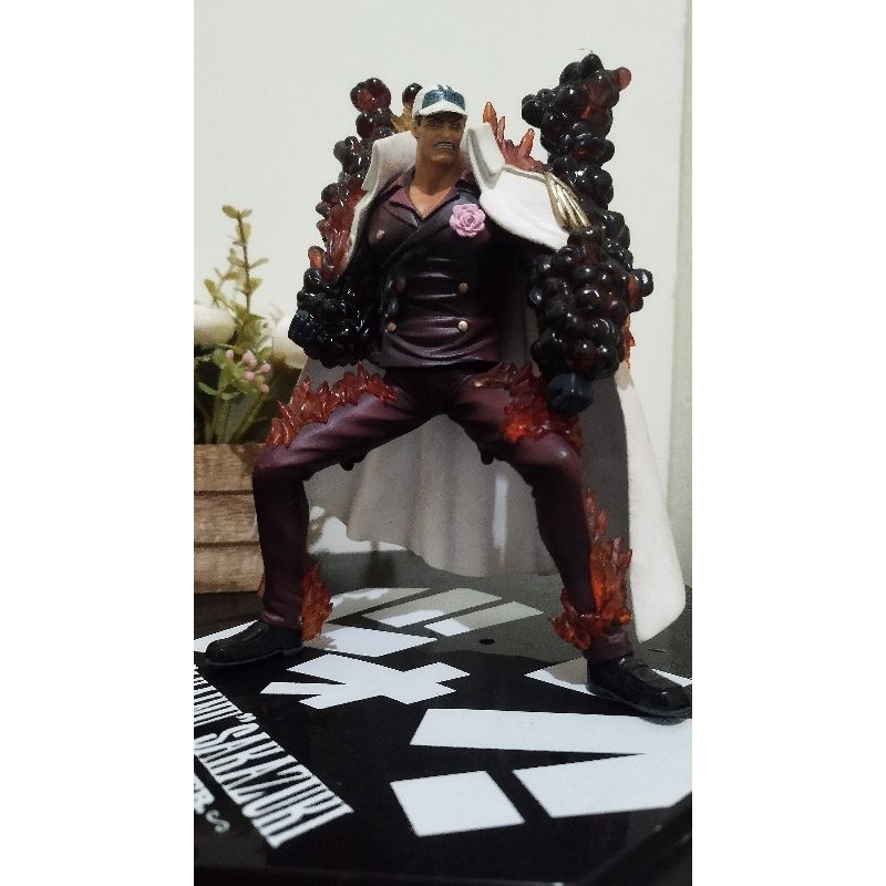 one piece figuarts zero fzo sakazuki akainu figure original loose dxf glm (RARE)