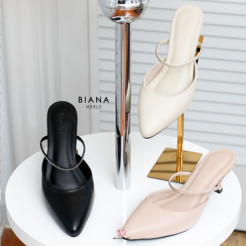 Damelia Melstore jkt official store jkt Sandal heels wanita Biana DAMELIA MELSTORE JKT