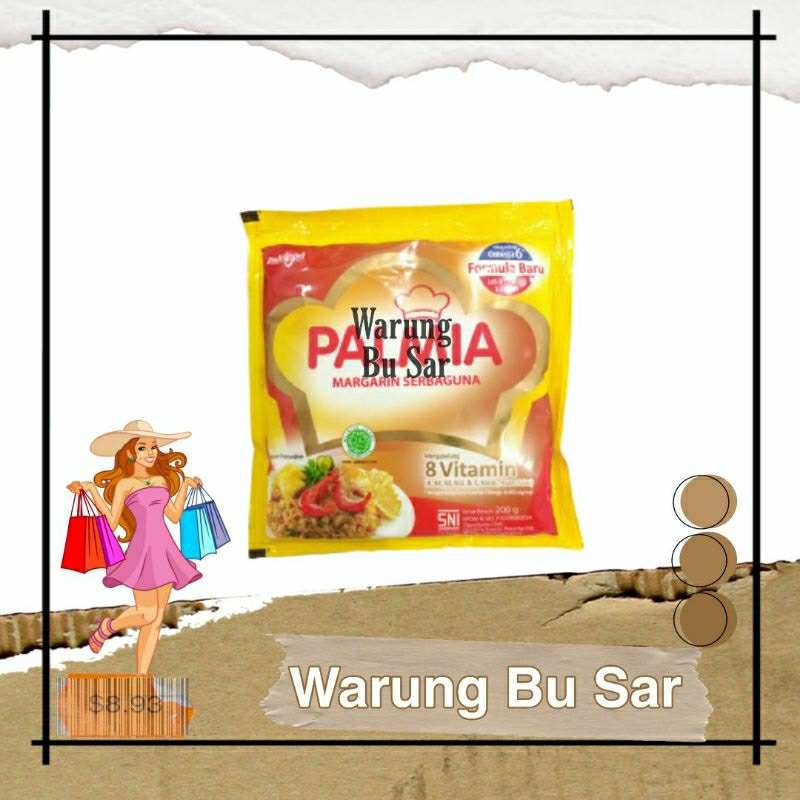 

Margarin Serbaguna Palmia 200 gram