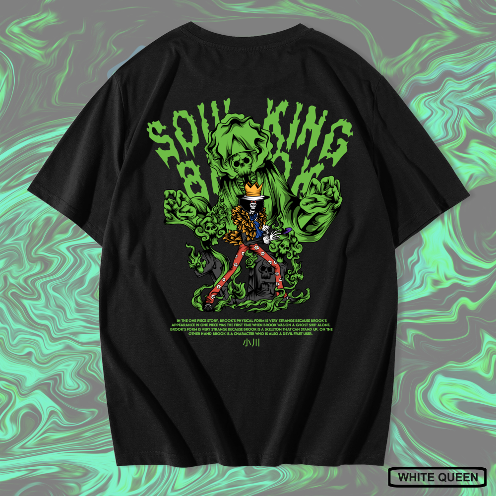 KAOS BROOK ONE PIECE - KAOS DISTRO PRIA & WANITA KAOS ANIME & GAME BROOK ONE PIECE