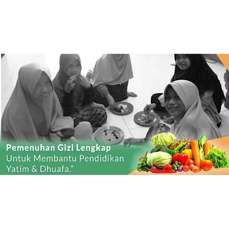 

SDEKAH MAKANAN BERGIZI UNTUK ANAK YATIM DHUAFA