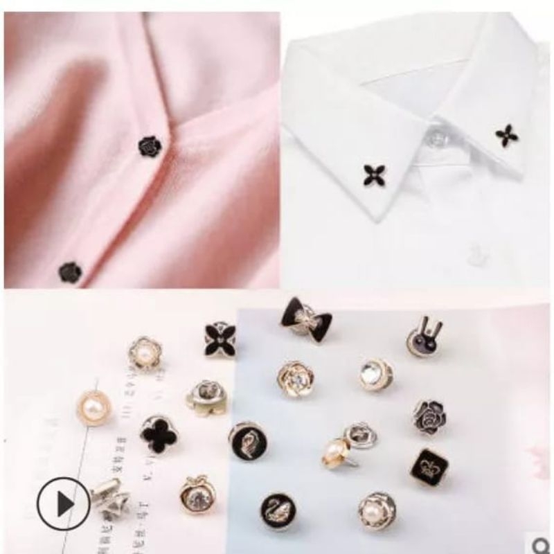 mrcaisen BROS BAJU jilbab mini 10pc pin hijab aksesoris fashion korea kancing import LARIS HOKI B025