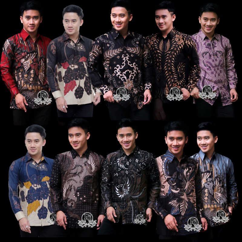 KEMEJA BATIK PRIA LENGAN PANJANG SIZE M L XL XXL BSWART batik HRB026