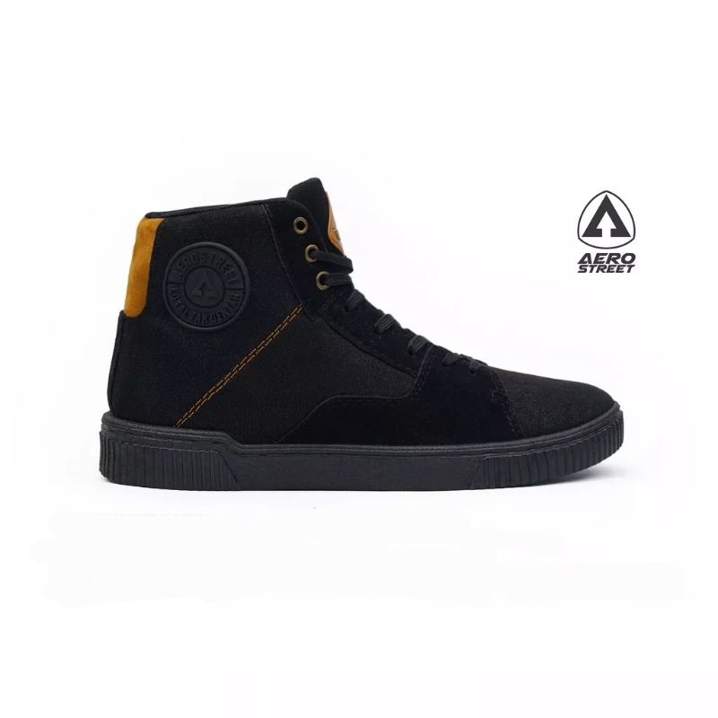 Aerostreet 37 - 44 Carpenter Full Black - Sneakers Casual