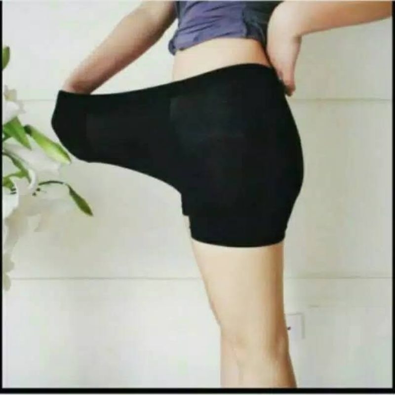 NUZ Celana Legging Short Pant Spandek Std & Jumbo-3