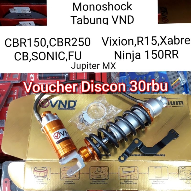Mono Shock VND CBR 150 Facelift k45g k45n R15 v3 v2 v1 Vixion Sonic CBR 250 CBU Satria fu 2T Ninja 1
