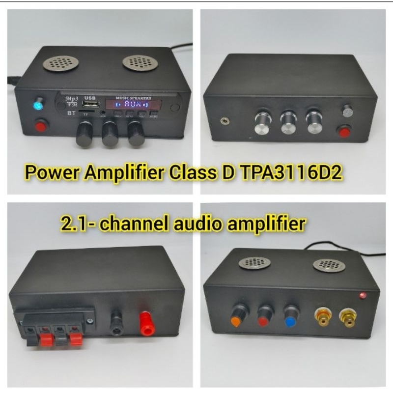 Ampli Mini amplifer Subwoofer Stereo 2.1 2x50W+100W Bluetooth