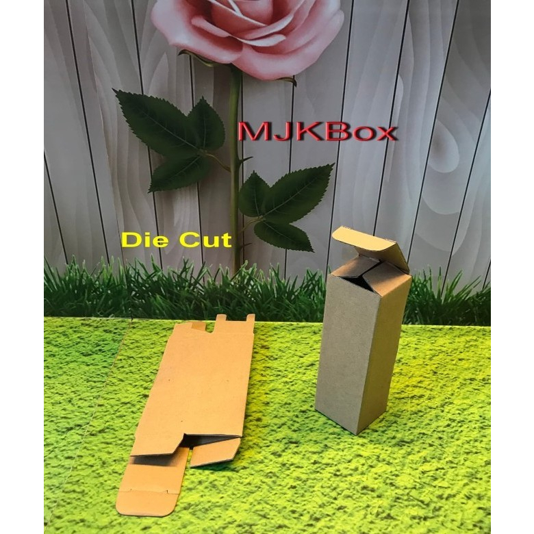 

kardus karton box uk.4,2x4,2x12,2 cm ,,,Die Cut polos baru