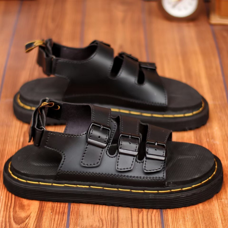 Sandal Dogmart Pria Casual Jalan Santey Modern Kulit PU Sendal Selop Original Distro Sintetic Premiuim Loafers Zovan Hector