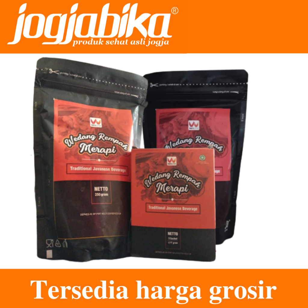 

Wedang Rempah Merapi Cengkih Jahe Lada Serai 250 g