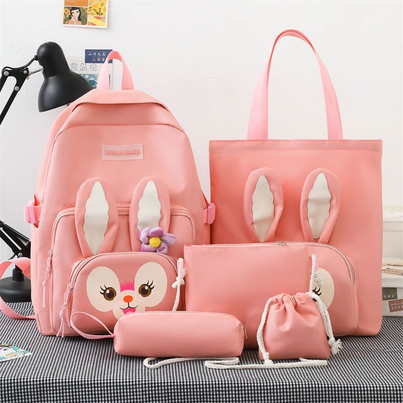 (COD) Vyctoria VOS9081 Tas Ransel Kekinian Wanita Cantik 5in1 Import JT9081 9081