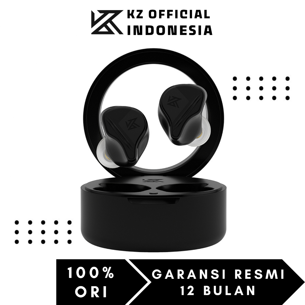 TWS KZ VXS HiFi APTX Bluetooth 5.2 GARANSI RESMI