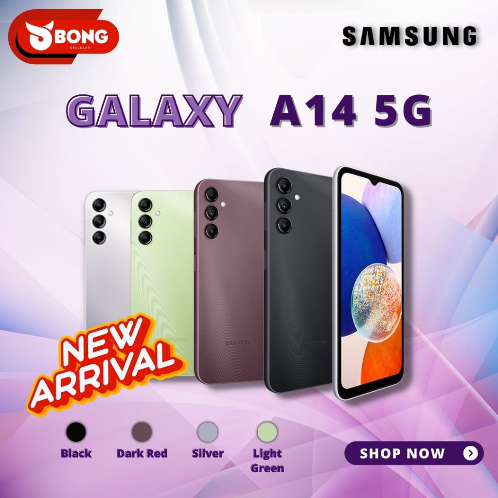Samsung Galaxy A14 5G 6/128GB New Garansi Resmi Sein