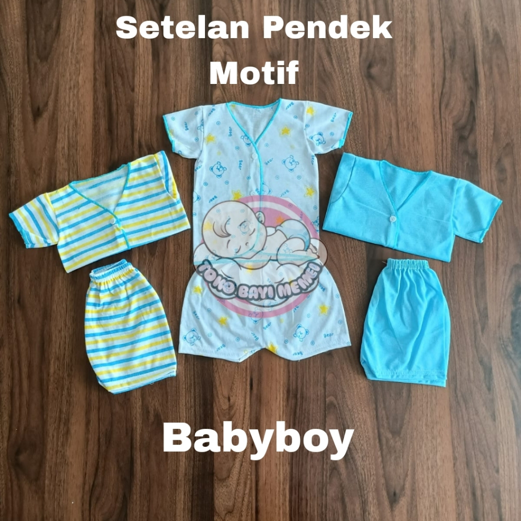 Setelan Bayi MOTIF Perlengkapan Bayi Lahir