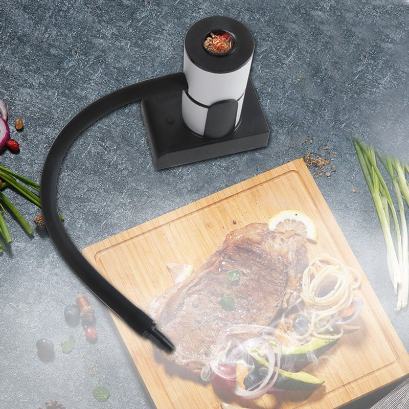 Food Smoker Smoking Gun Professional Smoke Infuser Untuk Camping / BBQ / Piknik