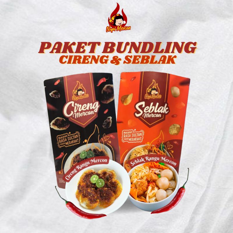 

PAKET BUNDLING SEBLAK & CIRENG TULANG RANGU NYAI MERCON