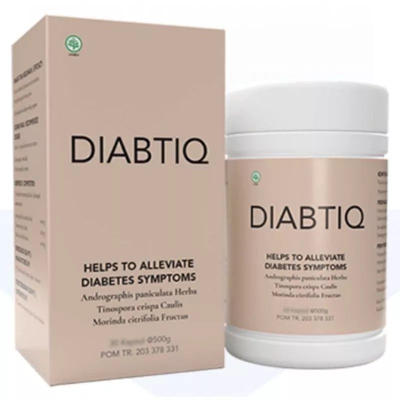 Diabtiq Asli Obat Herbal Diabetes Kencing Manis DIABTIQ ORIGINAL Herbal Ampuh
