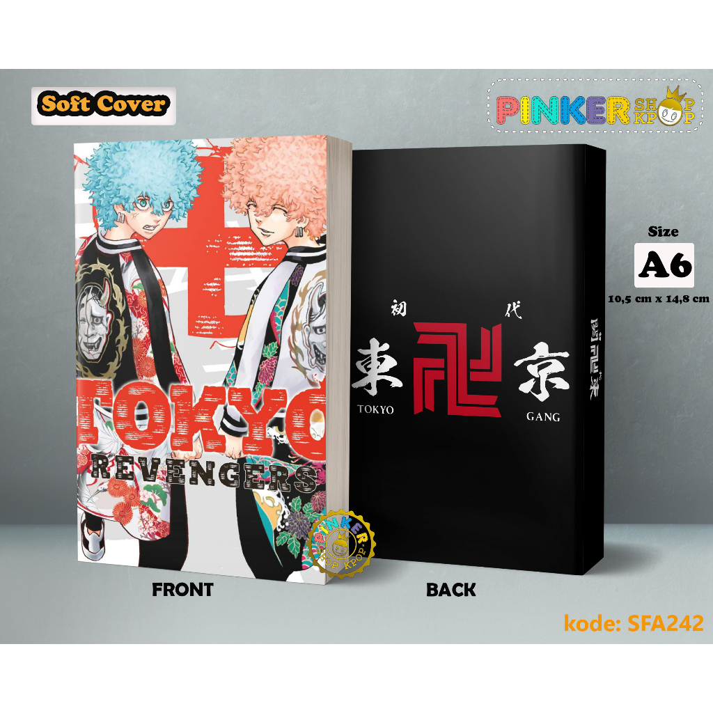 

(SFA242) Pocket Note Anime TOKYO REVENGERS 02 Softcover A6/A5 Buku Tulis catatan Notes Agenda Planner Jurnal