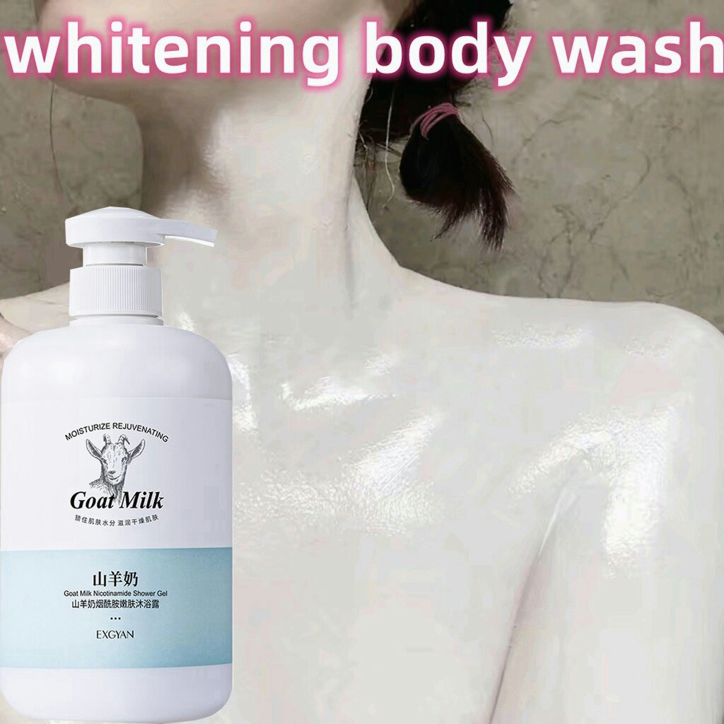 Sabun pemutih badan Sabun mandi cair Whitening body wash 800ML pemutih kulit mengelupas kulit kulit halus