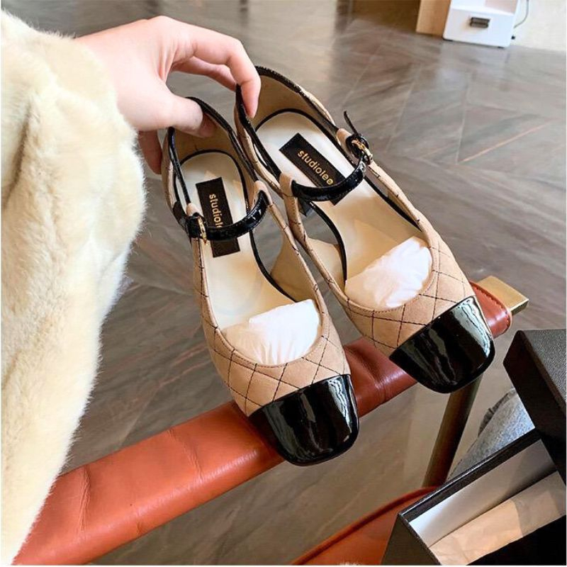 Sepatu Heels Wanita Hak Tahu 0245660 Chunky Heels Import