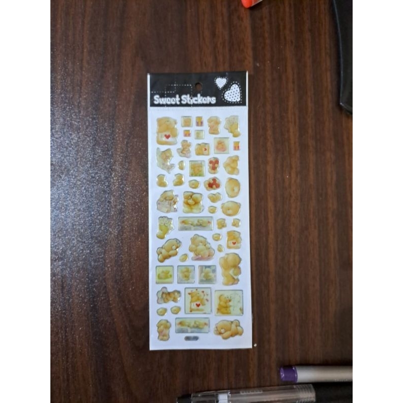 

[ PER LEMBAR ] STICKER BERUANG LUCU / STICKER TEDDY BEAR / STICKER ANAK