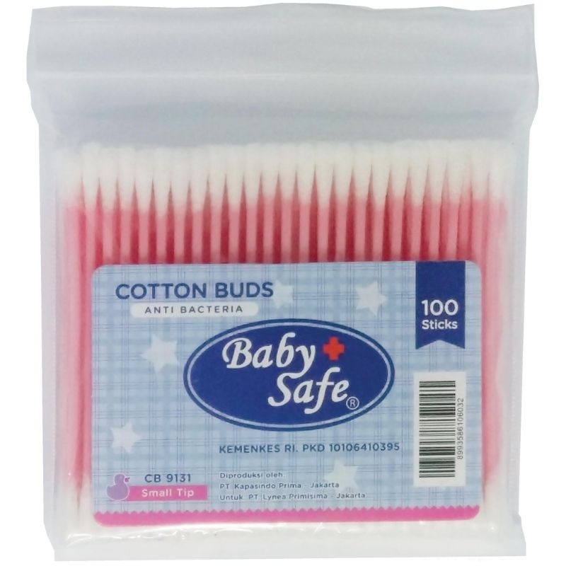 Baby Safe Cotton Buds Antibacteria Regular Tip &amp; Small Tip