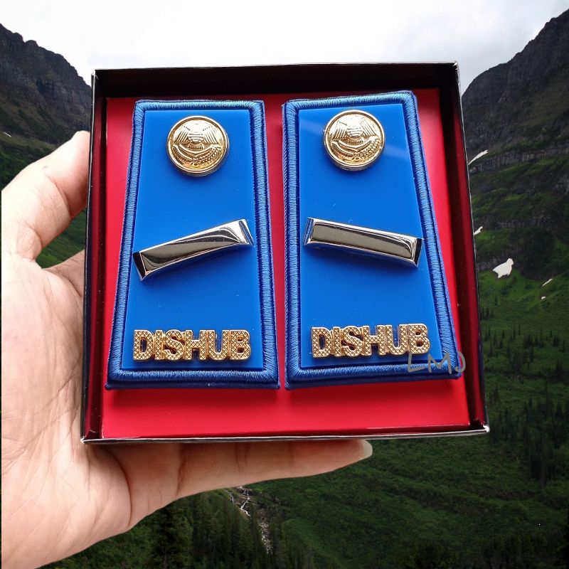 Pangkat dishub honorer sma, atribut Dishub honorer lis bordir