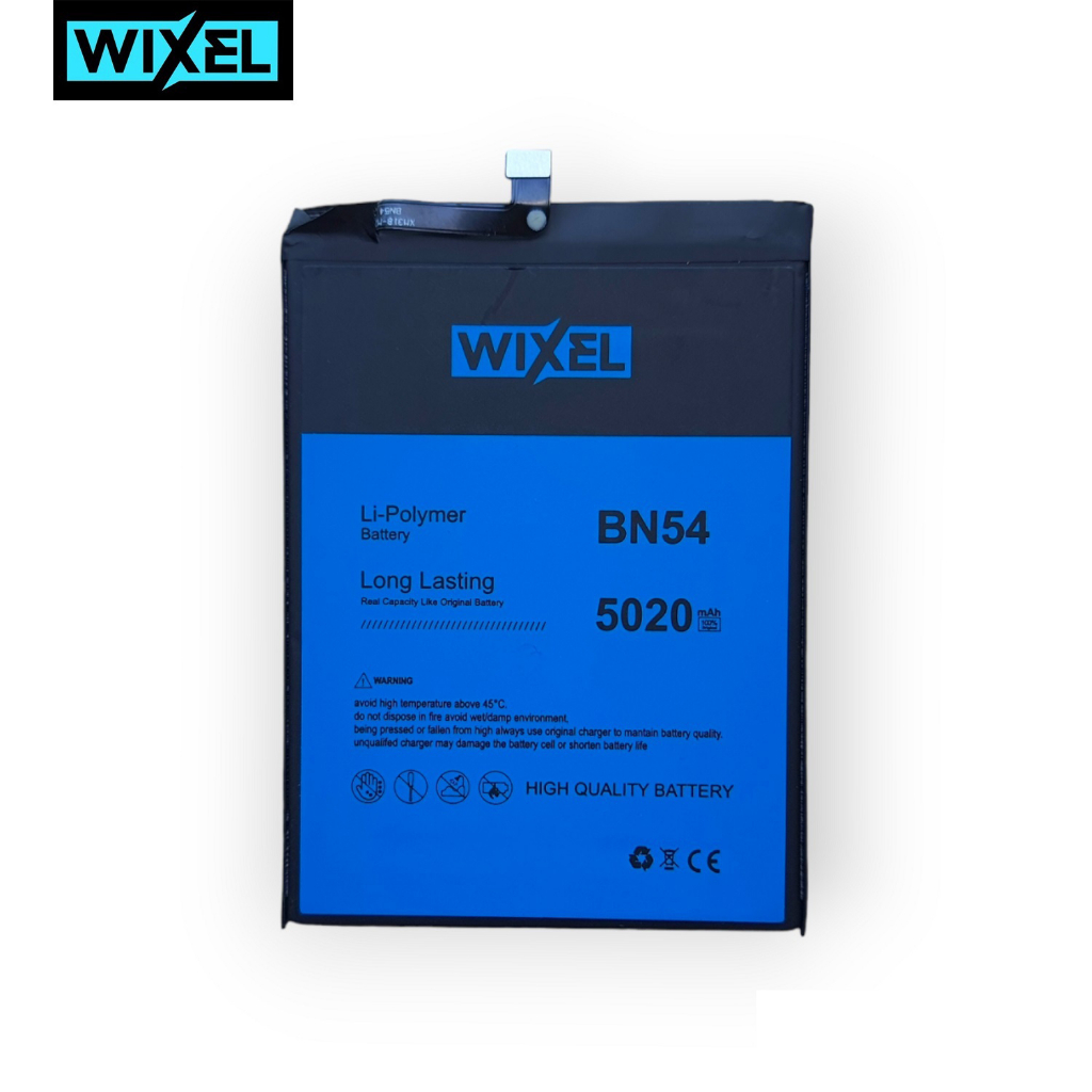 WIXEL Baterai XiaoMi BN54 Redmi 9 / Note 9 Original Batre Batrai Battery BN 54 HP Handphone Ori Double Power