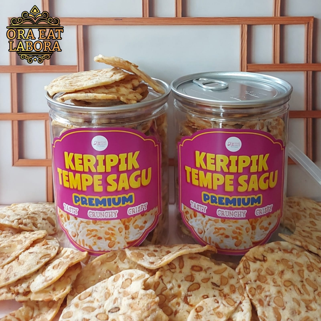 

Can Keripik Tempe Sagu Kualitas Premium - Ora Eat Labora