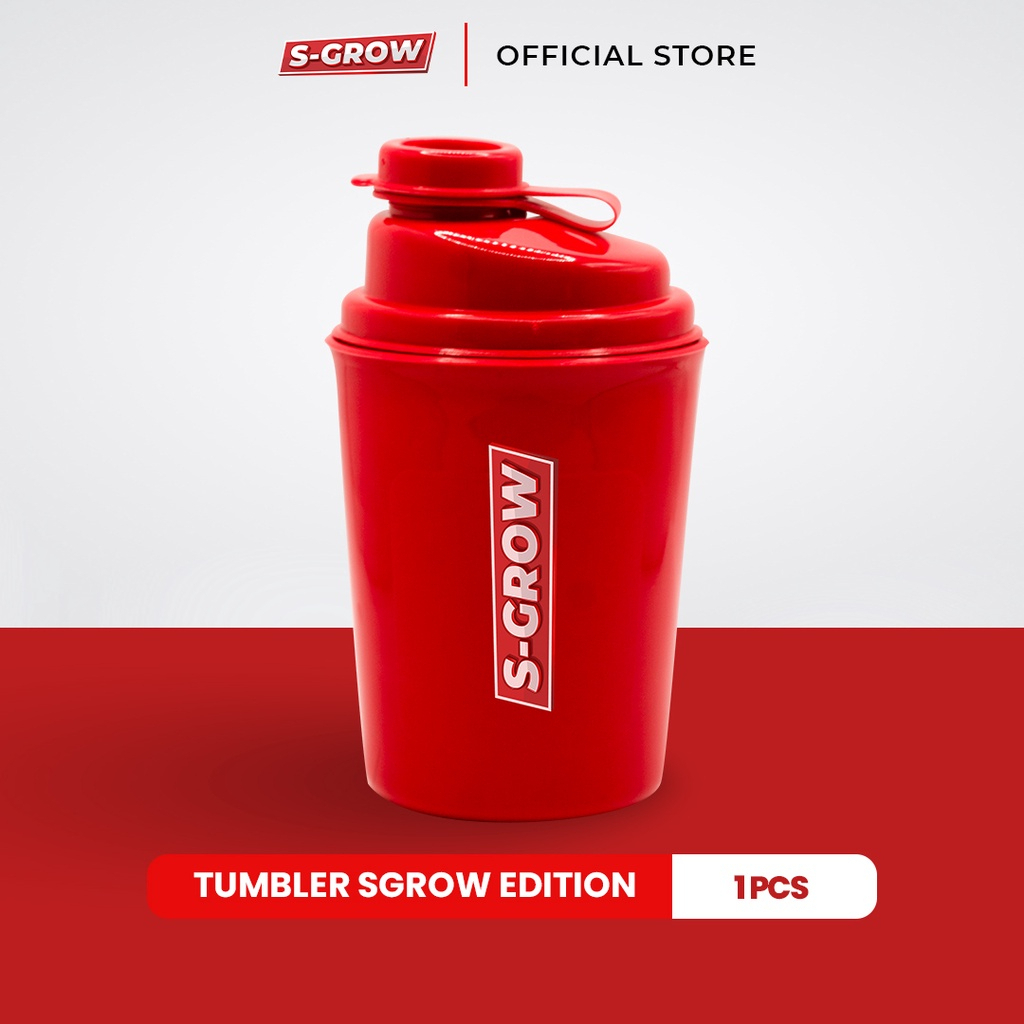 SGROW Tumbler Shaker kuat design simple cocok untuk minum SGROW