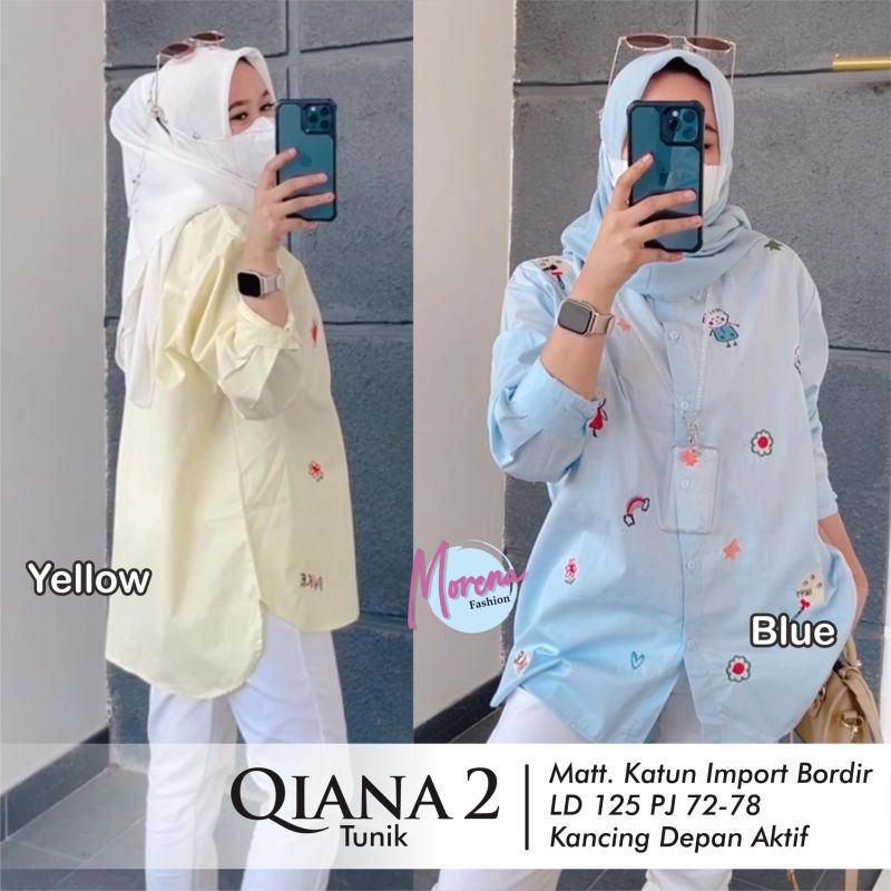 QIANA 2 BLOUSE TUNIK CANTIK