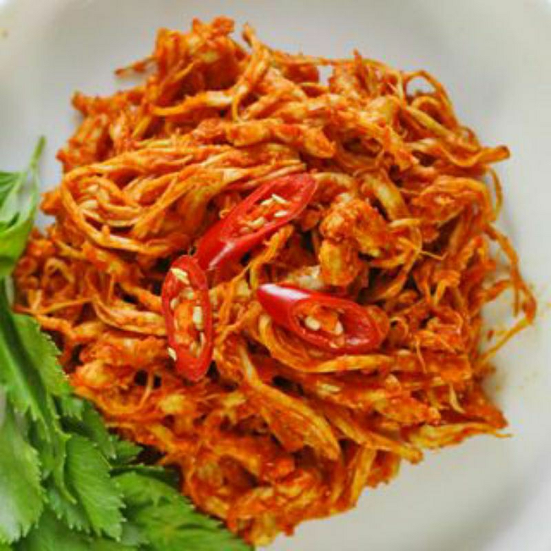 

sambal ayam suwir pedas nampol