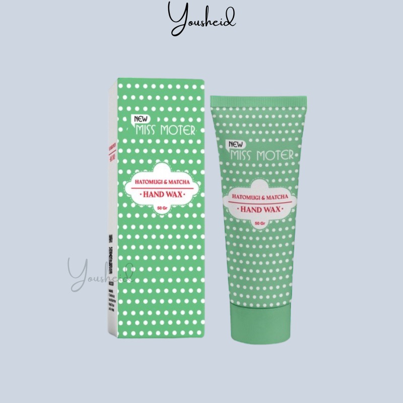 Miss Moter Hand Wax - SYB MISS MOTER Hatomugi and Matcha Hand Wax Peeling Gel