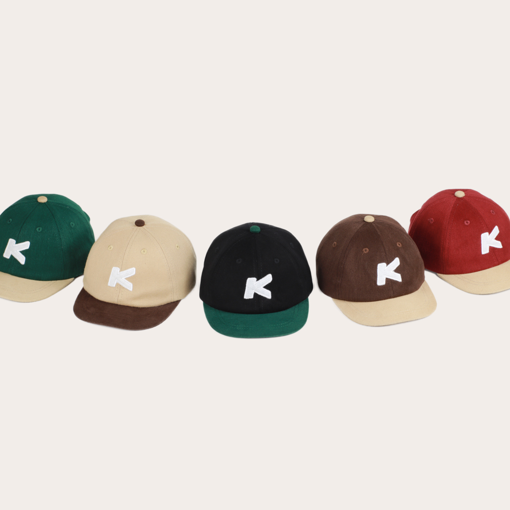 KAIRIKIDS TOPI ANAK USIA 2-6 TAHUN MODEL BASEBALL CAPS KOMBINASI BAHAN RAFEL