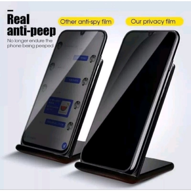 Glass Spy VIVO Y11 / Y11s / Y12 / Y12i / Y12a / Y12s / Y01 / Y1S 2020 / Y3 / Y3S / Y5S / Y7S / Y9S  Tempered Glass Anti Spy/Anti Gores