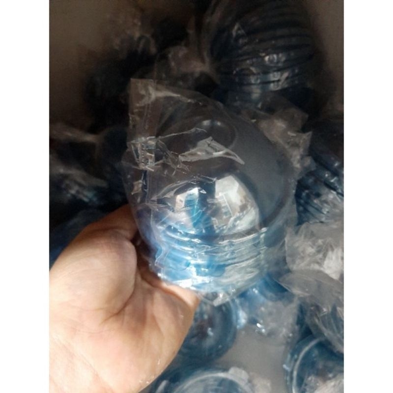 Tutup Gelas Plastik Cembung Ulir Polos OZ 100Z 120Z 140Z 16OZ isi 50 pcs