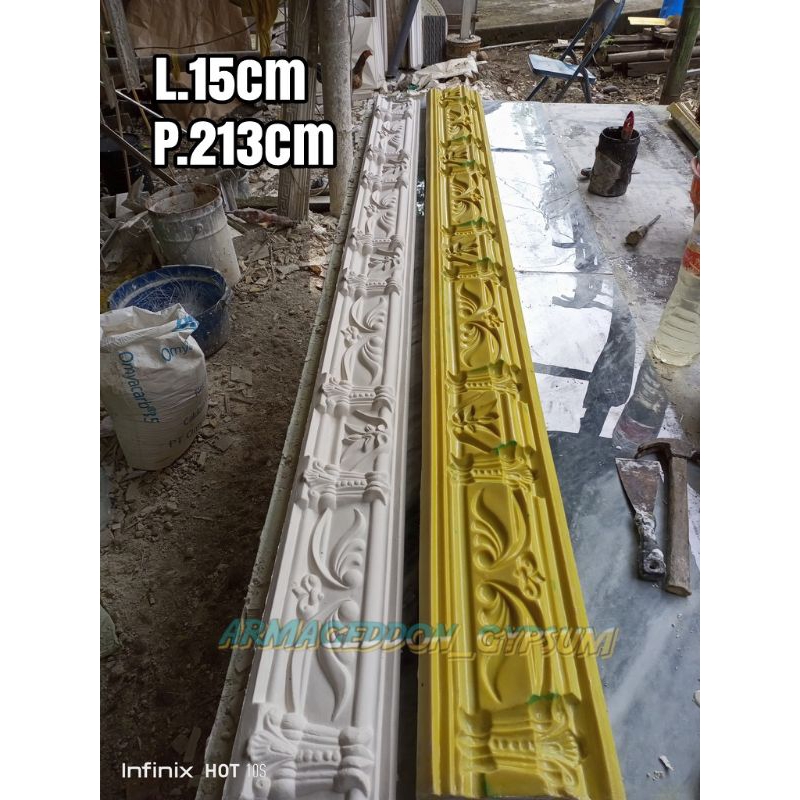 Cetakan Lis gypsum