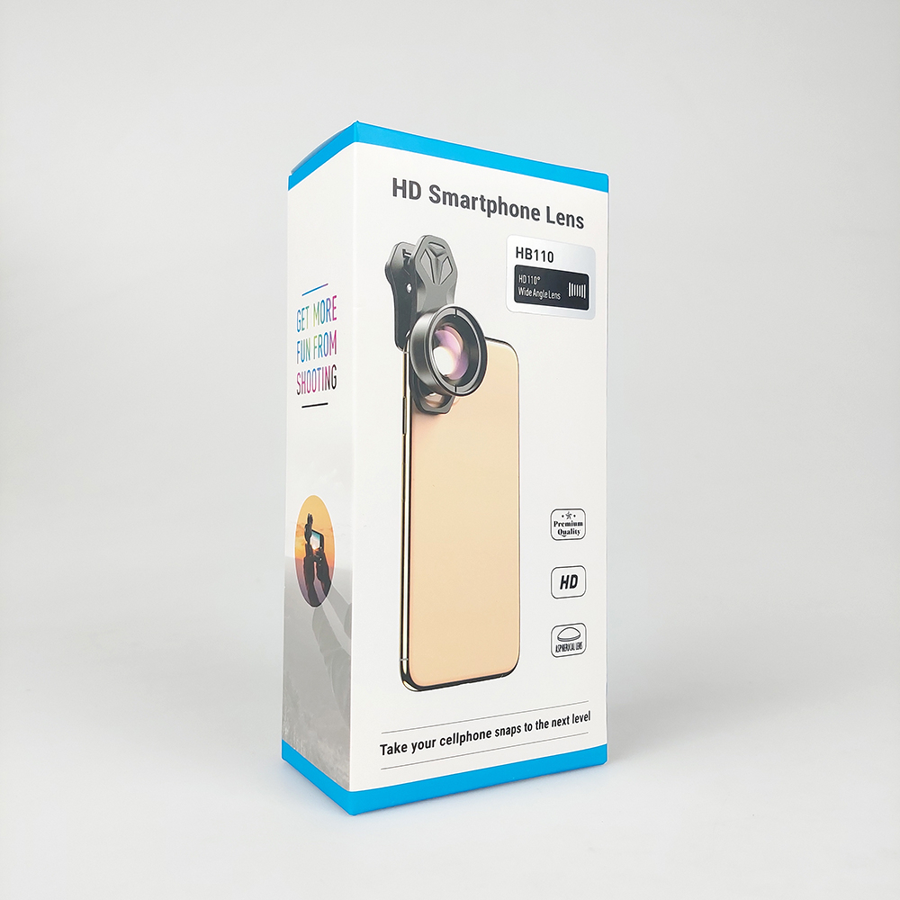 APEXEL Lensa Kamera Smartphone Universal Clip 110 Degree Wide Angle Lens - APL-HB110 - Black