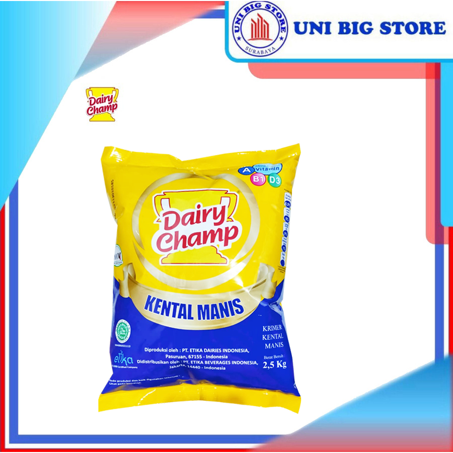 

Dairy Champ Susu Krimer Kental Manis 2500 gr 2,5 kg Bag