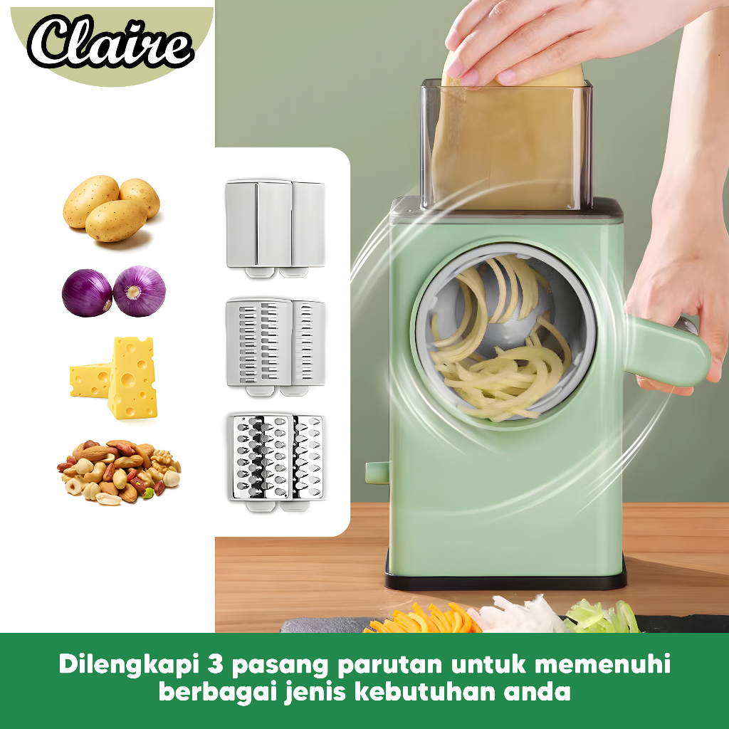 Parutan Serbaguna Alat Pemotong Sayuran / Vegetable Silcer Machine Memarut Menggiling Mengiris