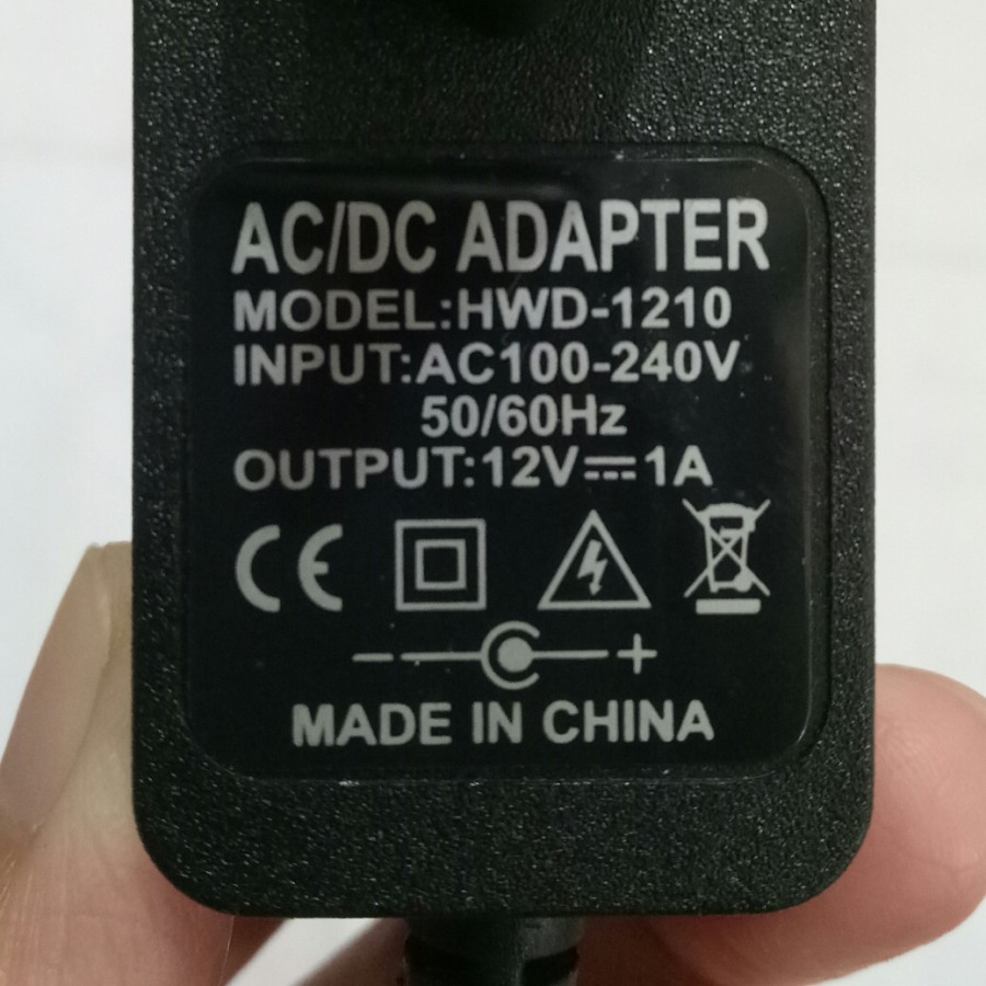 Adaptor 12 volt 1 ampere