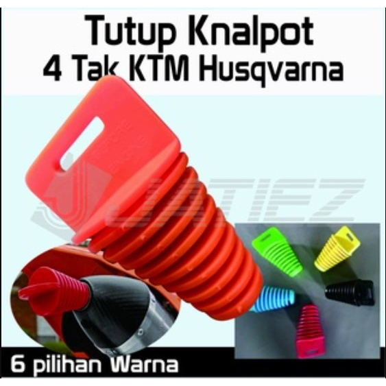 Tutup Knalpot 2T 4T Karet KTM Husqvarna Ninja Universal