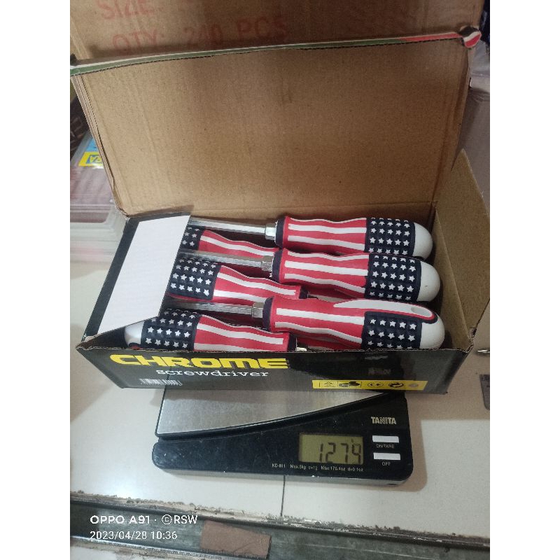 obeng Amerika 4 inch / obeng bolak balik 4 inch