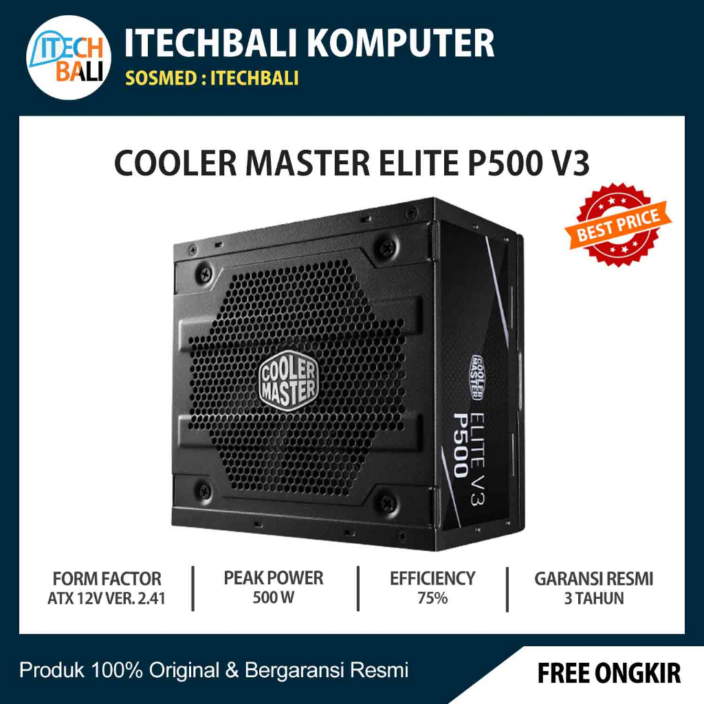 PSU COOLER MASTER Elite P500 V3 | ITECHBALI